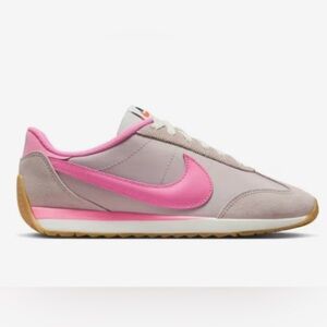 Nike Women's Pink and Beige Sneakers